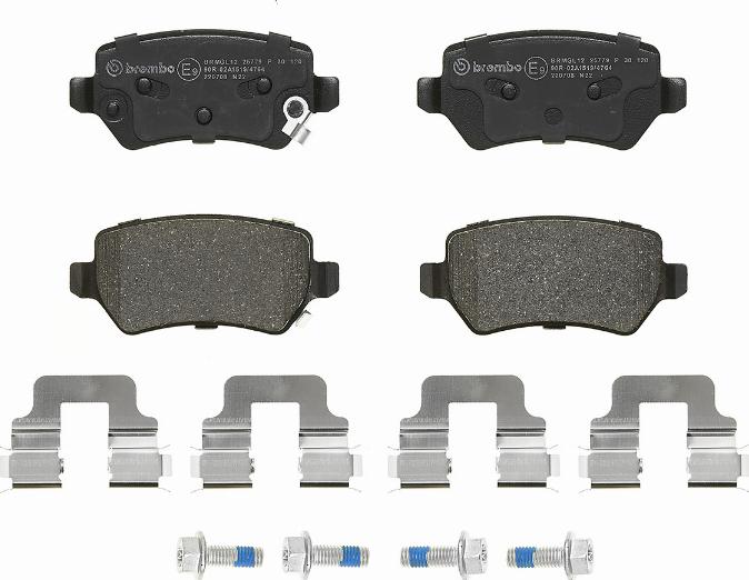 Brembo P 30 120 - Piduriklotsi komplekt,ketaspidur onlydrive.pro