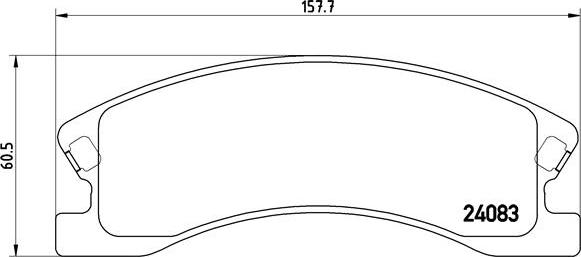 Brembo P 37 008 - Brake Pad Set, disc brake onlydrive.pro