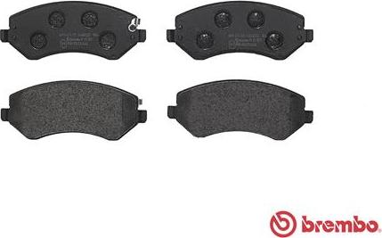 Brembo P 37 007 - Brake Pad Set, disc brake onlydrive.pro