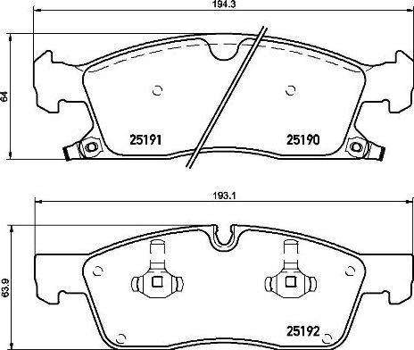 Brembo P 37 015 - Тормозные колодки, дисковые, комплект onlydrive.pro