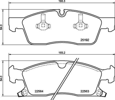 Brembo P 37 027 - Stabdžių trinkelių rinkinys, diskinis stabdys onlydrive.pro