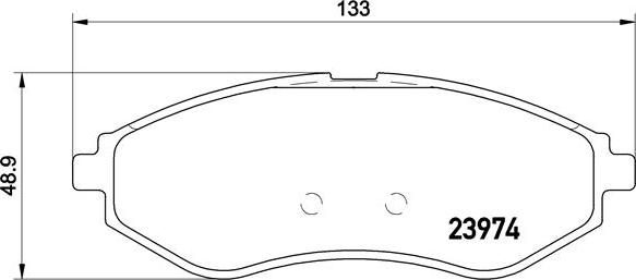 Brembo P 24 048 - Stabdžių trinkelių rinkinys, diskinis stabdys onlydrive.pro