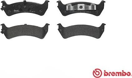 Brembo P 24 042 - Тормозные колодки, дисковые, комплект onlydrive.pro