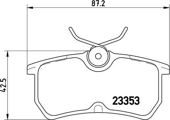 Brembo P 24 047 - Stabdžių trinkelių rinkinys, diskinis stabdys onlydrive.pro