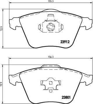 Brembo P 24 057 - Brake Pad Set, disc brake onlydrive.pro