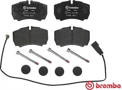 Brembo P 24 084 - Stabdžių trinkelių rinkinys, diskinis stabdys onlydrive.pro