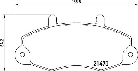 Brembo P 24 032 - Stabdžių trinkelių rinkinys, diskinis stabdys onlydrive.pro