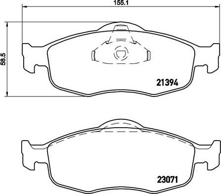 Brembo P 24 037 - Piduriklotsi komplekt,ketaspidur onlydrive.pro