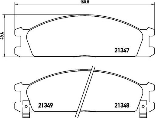 Brembo P 24 026 - Bremžu uzliku kompl., Disku bremzes onlydrive.pro