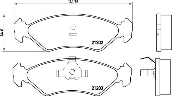 Brembo P 24 028 - Jarrupala, levyjarru onlydrive.pro