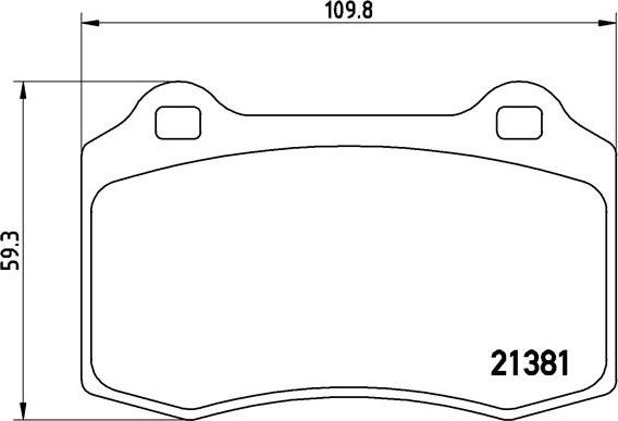 Brembo P 24 073 - Brake Pad Set, disc brake onlydrive.pro