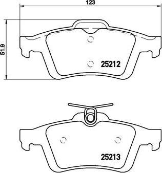 Brembo P 24 148X - Bremžu uzliku kompl., Disku bremzes onlydrive.pro