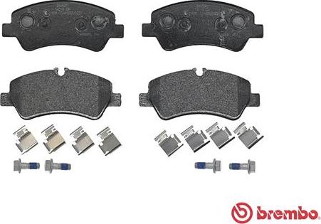 Brembo P 24 160 - Brake Pad Set, disc brake onlydrive.pro