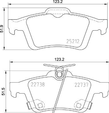 Brembo P 24 216 - Brake Pad Set, disc brake onlydrive.pro