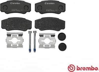 Brembo P 23 093 - Piduriklotsi komplekt,ketaspidur onlydrive.pro