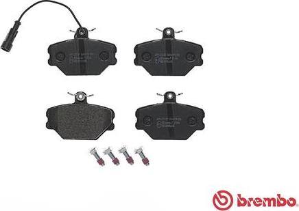 Brembo P 23 044 - Piduriklotsi komplekt,ketaspidur onlydrive.pro