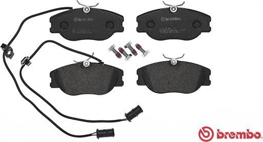 Brembo P 23 041 - Brake Pad Set, disc brake onlydrive.pro