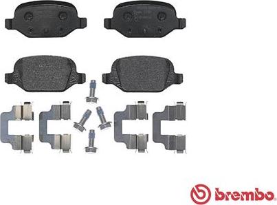 Brembo P 23 064 - Brake Pad Set, disc brake onlydrive.pro