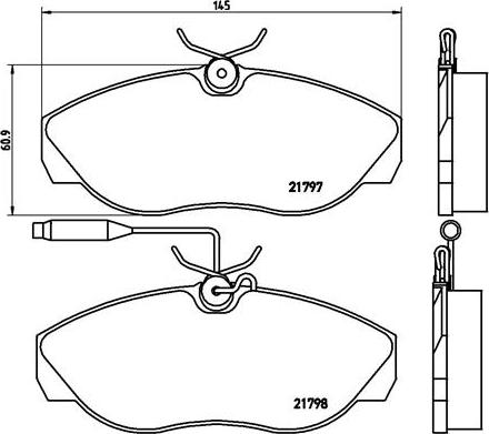 Brembo P 23 068 - Piduriklotsi komplekt,ketaspidur onlydrive.pro