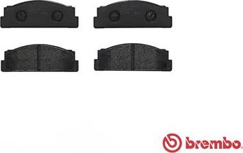 Brembo P 23 003 - Brake Pad Set, disc brake onlydrive.pro