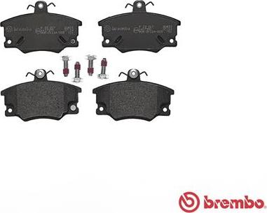 Brembo P 23 017 - Brake Pad Set, disc brake onlydrive.pro