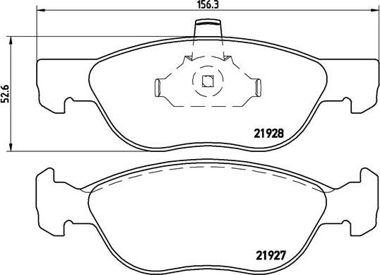 Brembo P 23 081 - Тормозные колодки, дисковые, комплект onlydrive.pro