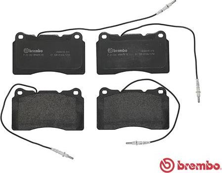 Brembo P 23 082 - Brake Pad Set, disc brake onlydrive.pro