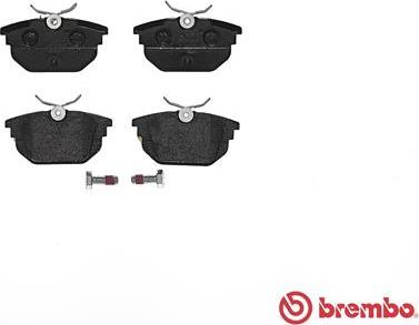 Brembo P 23 026 - Stabdžių trinkelių rinkinys, diskinis stabdys onlydrive.pro