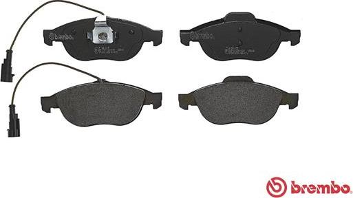 Brembo P 23 075 - Brake Pad Set, disc brake onlydrive.pro