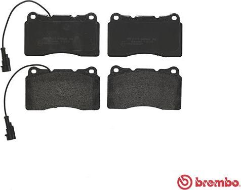 Brembo P 23 078 - Brake Pad Set, disc brake onlydrive.pro