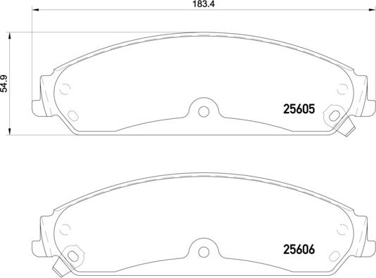 Brembo P 23 149 - Brake Pad Set, disc brake onlydrive.pro