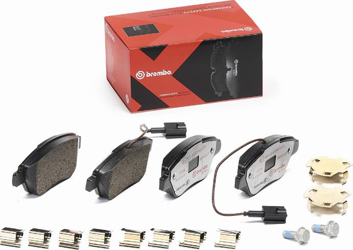 Brembo P 23 141X - Brake Pad Set, disc brake onlydrive.pro