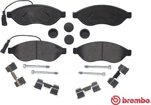 Brembo P 23 143 - Bremžu uzliku kompl., Disku bremzes onlydrive.pro