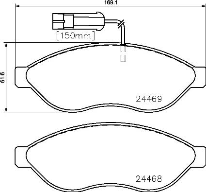 Brembo P 23 143 - Brake Pad Set, disc brake onlydrive.pro