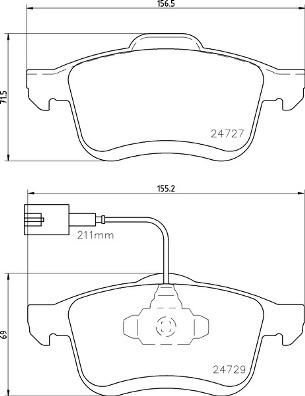 Brembo P 23 163 - Brake Pad Set, disc brake onlydrive.pro