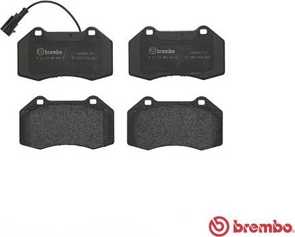 Brembo P 23 117 - Brake Pad Set, disc brake onlydrive.pro