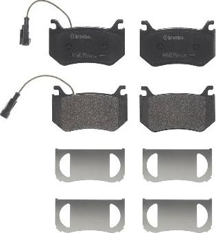 Brembo P 23 184 - Brake Pad Set, disc brake onlydrive.pro