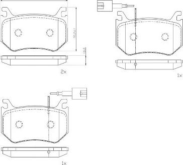 Brembo P 23 184 - Brake Pad Set, disc brake onlydrive.pro