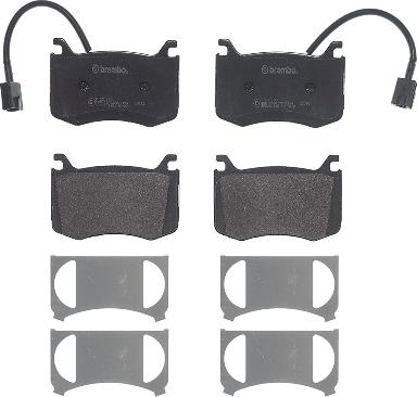 Brembo P 23 183 - Brake Pad Set, disc brake onlydrive.pro