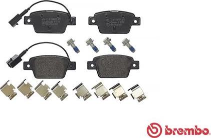 Brembo P 23 135 - Brake Pad Set, disc brake onlydrive.pro