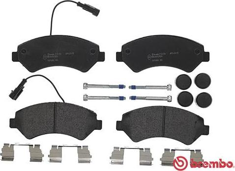 Brembo P 23 136 - Brake Pad Set, disc brake onlydrive.pro