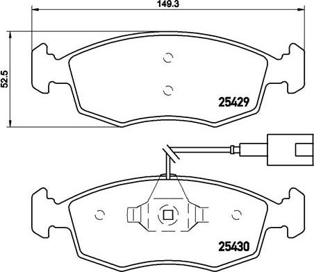 Brembo P 23 138 - Jarrupala, levyjarru onlydrive.pro