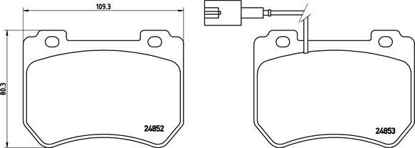 Brembo P 23 129 - Brake Pad Set, disc brake onlydrive.pro