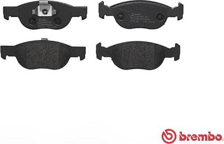 Brembo P 23 125 - Brake Pad Set, disc brake onlydrive.pro