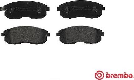 Brembo P 23 126 - Тормозные колодки, дисковые, комплект onlydrive.pro