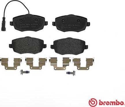 Brembo P 23 127 - Brake Pad Set, disc brake onlydrive.pro