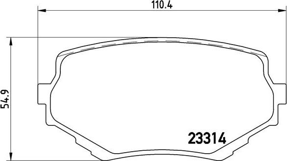 Brembo P 79 009 - Brake Pad Set, disc brake onlydrive.pro