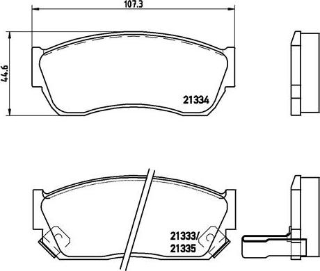 Brembo P 79 005 - Тормозные колодки, дисковые, комплект onlydrive.pro