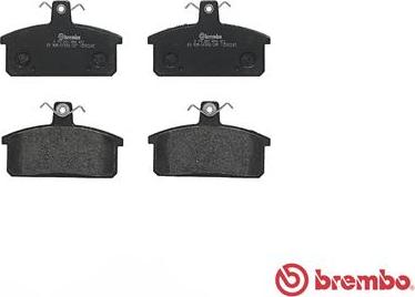 Brembo P 79 007 - Brake Pad Set, disc brake onlydrive.pro