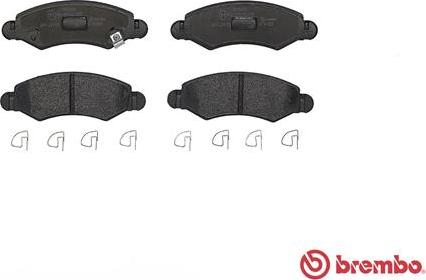 Brembo P 79 015 - Тормозные колодки, дисковые, комплект onlydrive.pro